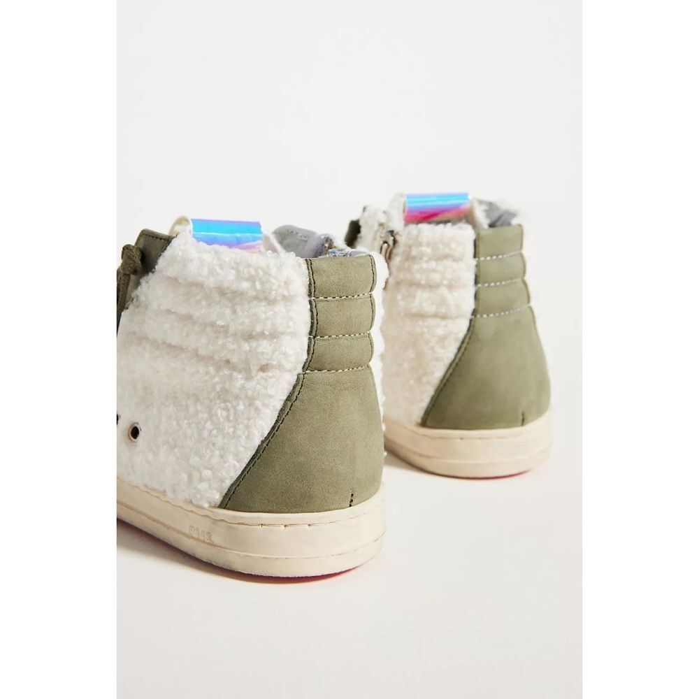 Anthropologie x P448 Skate High-Top Nubuck Sherpa Sneakers $325 Sz 40 - Picture 4 of 15